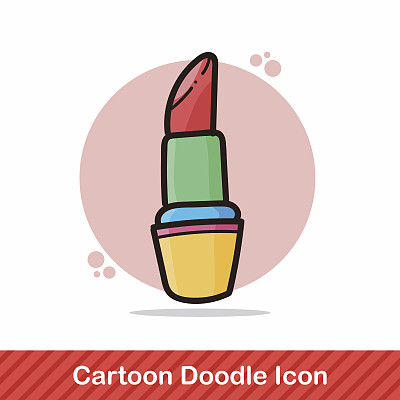 口红颜色涂鸦图片下载