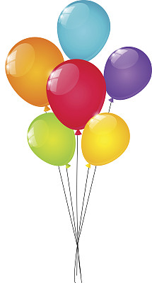 彩色的气球图片下载