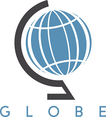 图标的抽象全球矢量设计模板图片下载