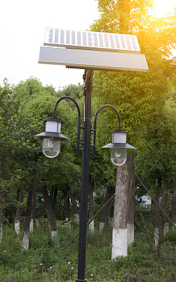 小型太阳能路灯图片下载