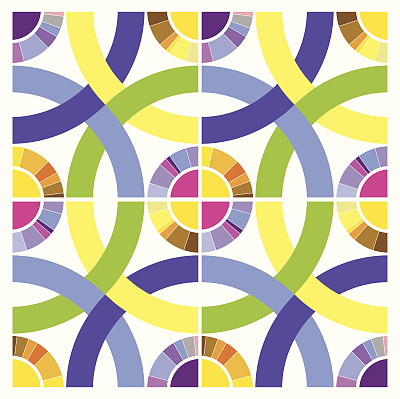 复古抽象无缝图案图片下载