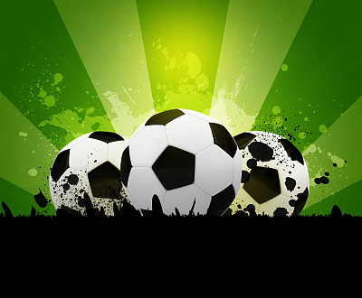 足球的背景是美丽的污点图片下载