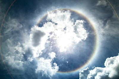 太阳晕圈图片下载