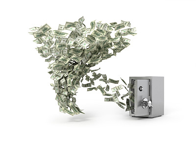 资本流失的概念图片下载