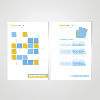 传单模板背面和前面的设计。图片下载