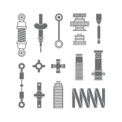 汽车配件图标设置图片下载
