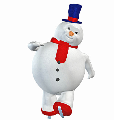 雪人插图图片下载