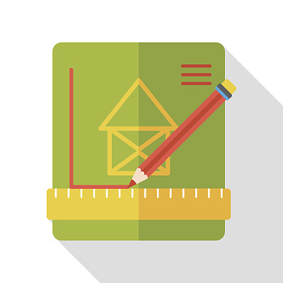 建筑雕塑素描平面图标图片下载