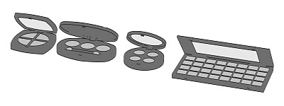 化妆品(阴影)图片下载