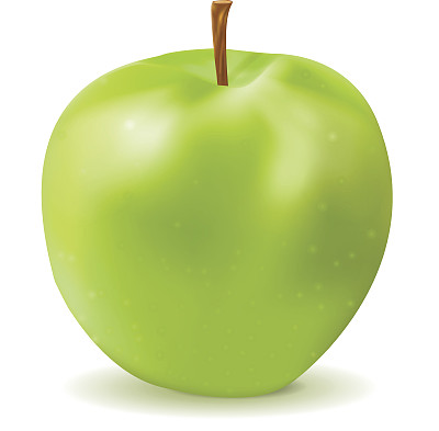 绿色的苹果。图片下载