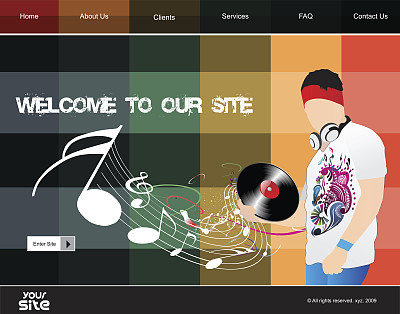 网站设计模板图片下载