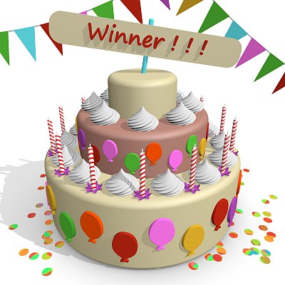 蛋糕——庆祝胜利者图片下载