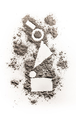 几何形状绘制在灰图片下载