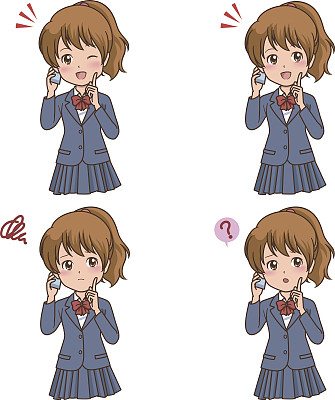 女孩的电话图片下载