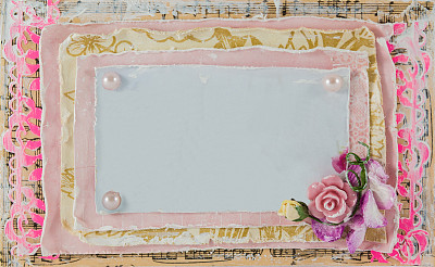 复古设计框架的文字或照片手工制作图片下载