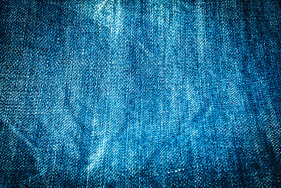 蓝色牛仔织物背景的纹理图片下载