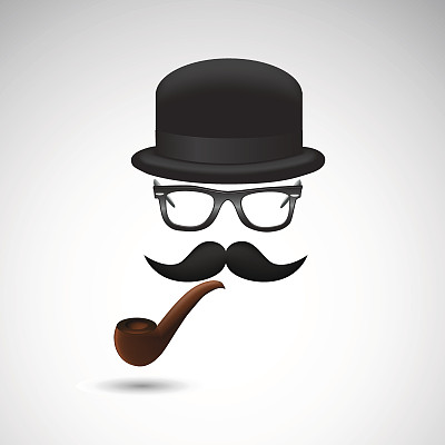 复古的绅士插图。图片下载