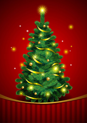 经典的圣诞背景。图片下载