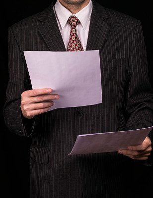 商人与报告图片下载