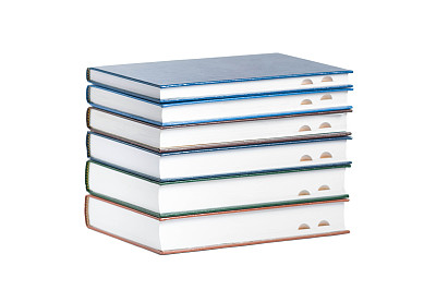 书孤立在白色上图片下载