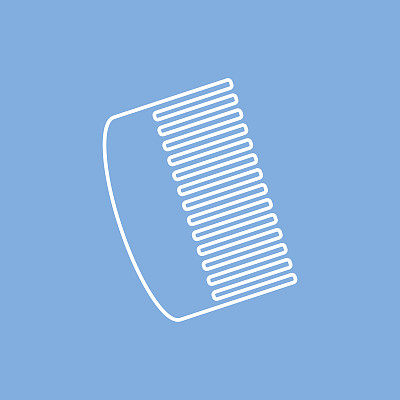 图标矢量梳子。Eps10图片下载