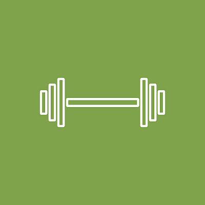 向量哑铃图标。Eps10图片下载