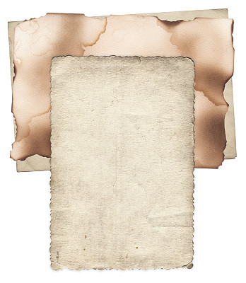 旧报纸上的旧照片图片下载