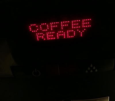 咖啡准备液晶数字咖啡机标志图片下载