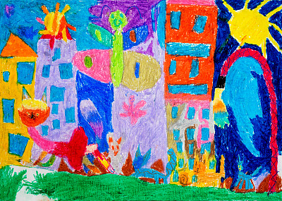 孩子们的画图片下载