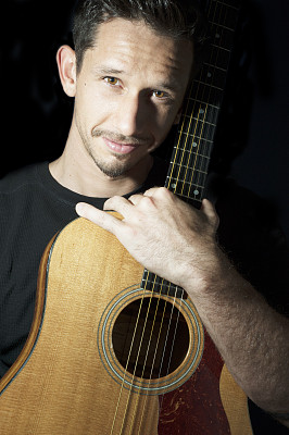 男人的吉他图片下载