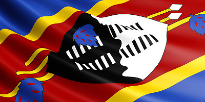 斯威士兰国旗。图片下载