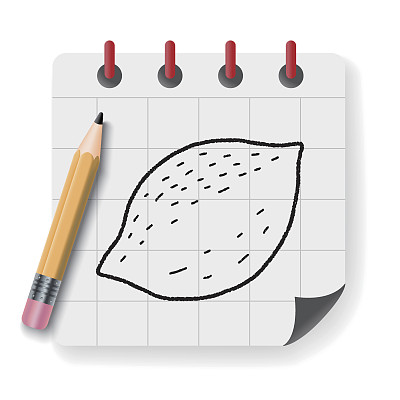 柠檬涂鸦图片下载