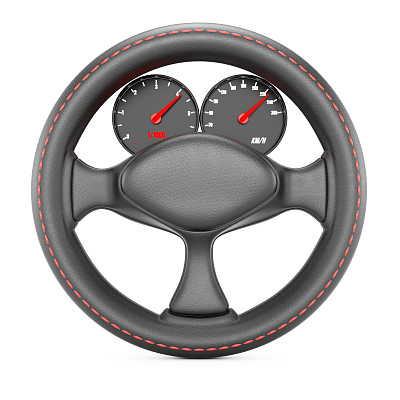 带仪表盘的方向盘图片下载