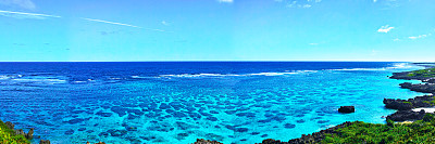 热带绿色珊瑚礁海图片下载