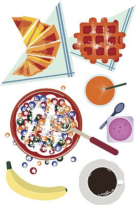 早餐。图片下载