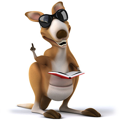 有趣的袋鼠图片下载