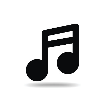 抖动平图标隔离在白色背景图片下载