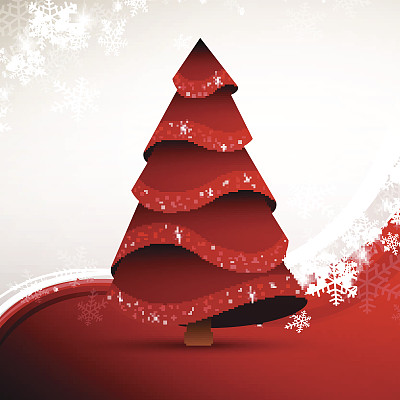 圣诞树矢量素材图片下载