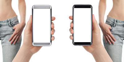 女性与智能手机图片下载