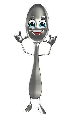 勺子角色在开玩笑图片下载