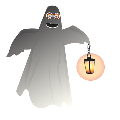 鬼万圣节插图。图片下载