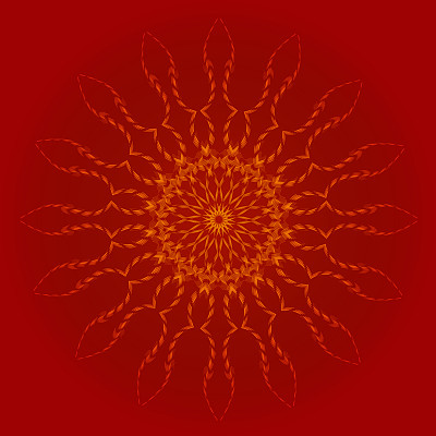 红色背景上的黄色星星图片下载