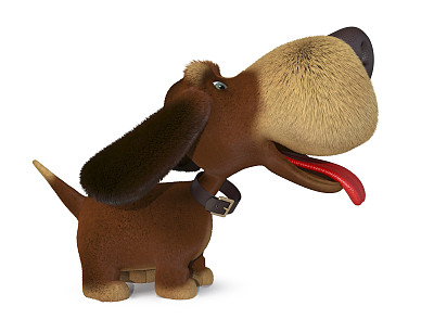 3 d荒谬的狗图片下载