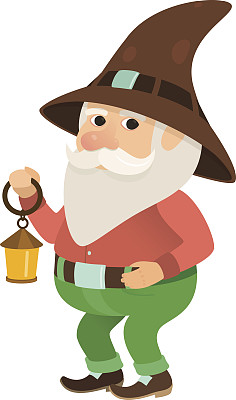 花园地精用小油灯、电筒、小矮人、小雕像图片下载