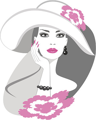 女士的帽子图片下载