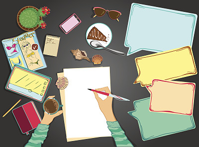 工作场所与笔记本电脑图片下载