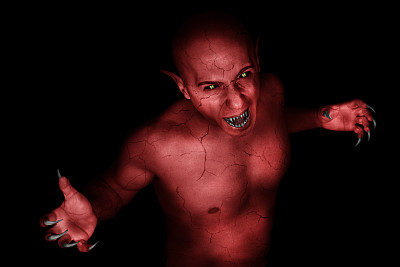 恶魔吸血鬼肖像图片下载