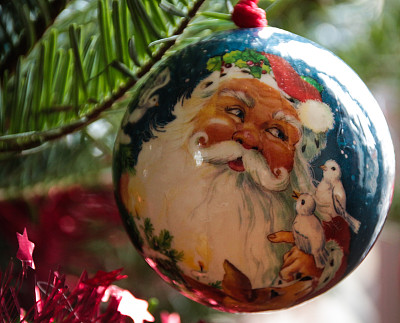 圣诞老人的球图片下载