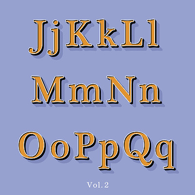 复古风格的字母图片下载