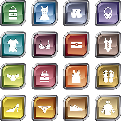 服装和配饰图标图片下载